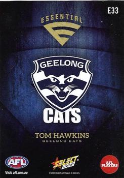 2023 Select AFL Footy Stars - Essentials #E33 Tom Hawkins Back
